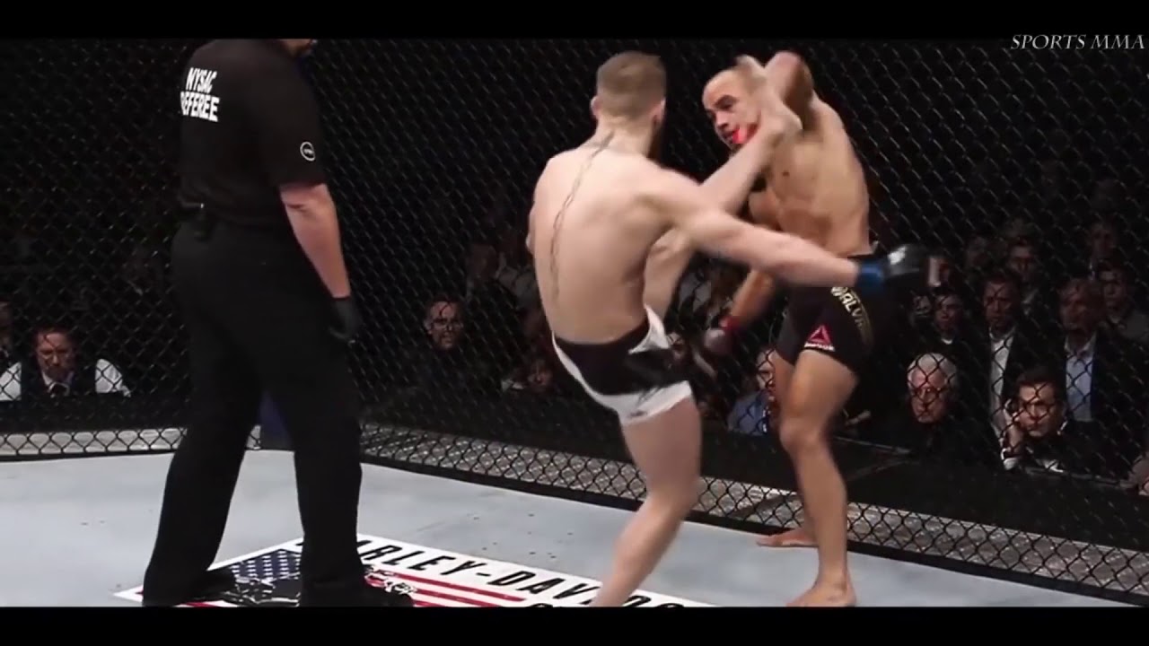 Conor McGregor vs Eddie Alvarez Double Champ Highlights