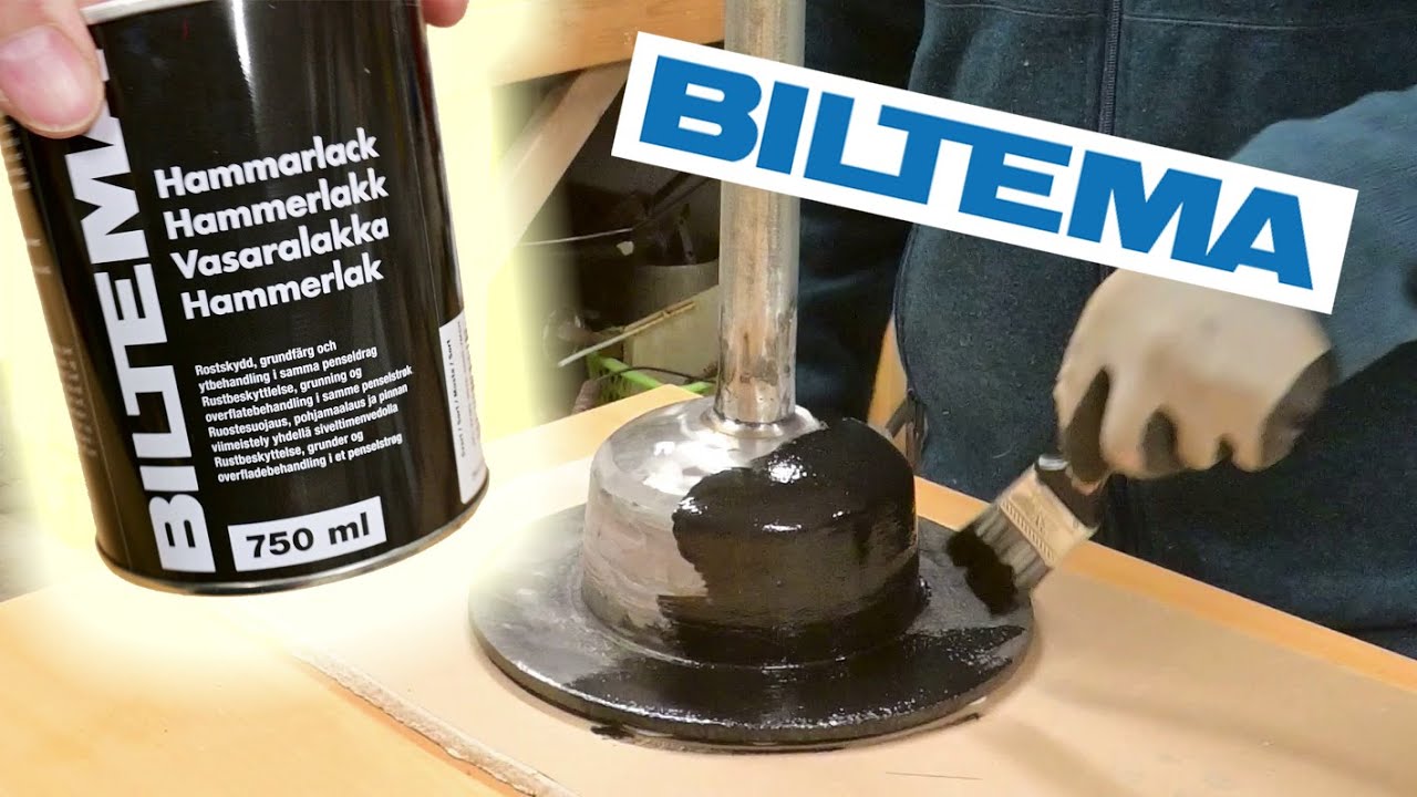 Hammerlakk fra Biltema - Barstol Bord Del 3