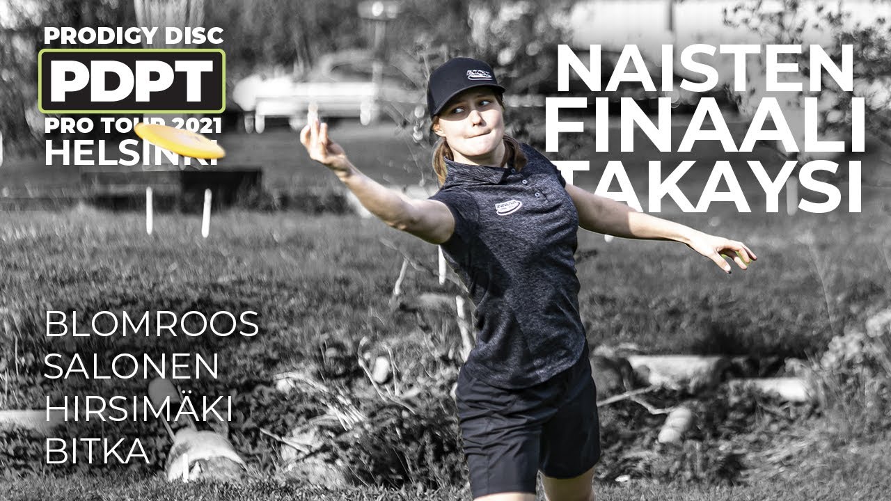 Frisbeegolf Prodigy Disc Pro Tour 2021 HELSINKI - Naisten kärkikortti FINAALI takaysi Disc Golf