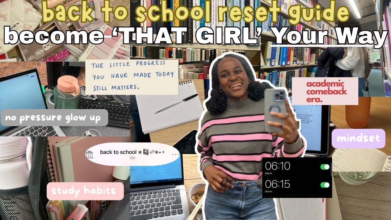 Back to School Guide 2025✨(no reinvention needed) ~ study habits, glow up??, mindset 