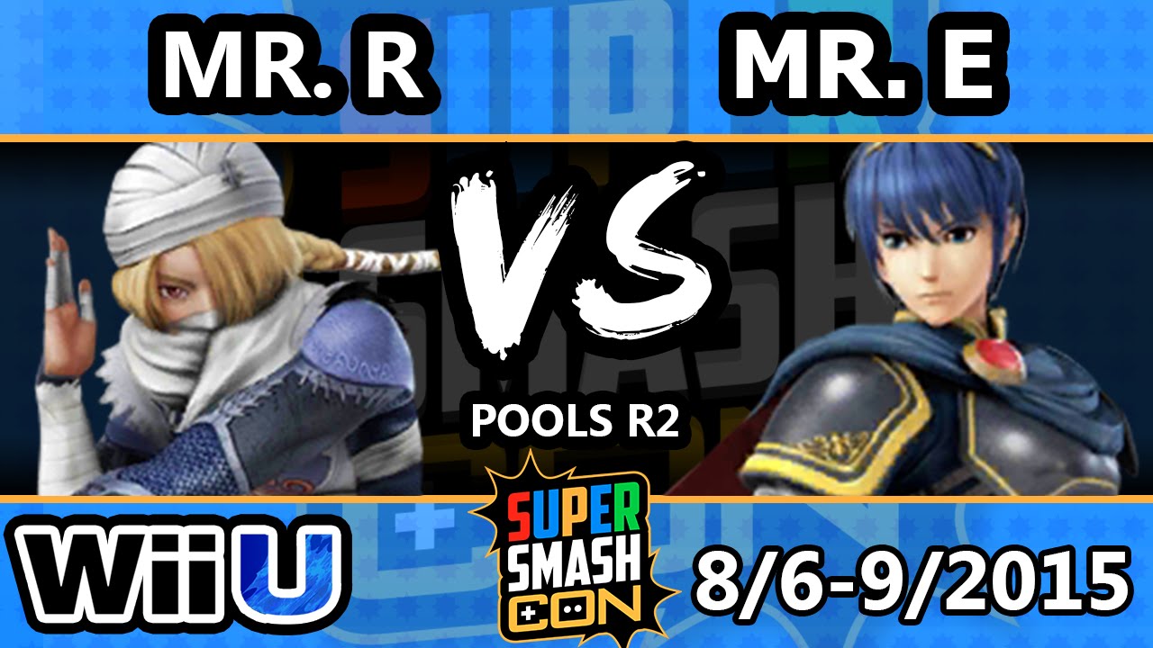 SSC - Mr. E (Marth) Vs. LLL | Mr. R (Sheik) SSB4  Pools - Smash Wii U - Smash 4