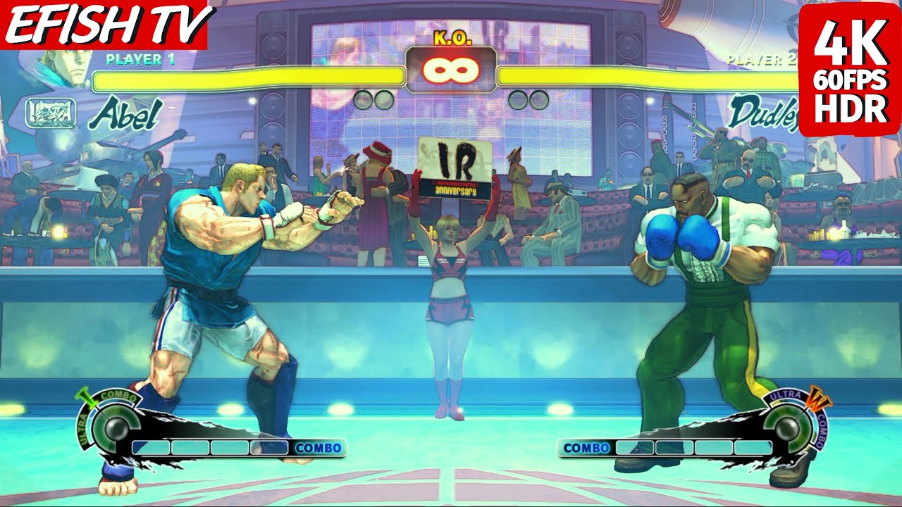 Abel vs Dudley (Hardest AI) - Ultra Street Fighter IV | PS5 4K 60FPS