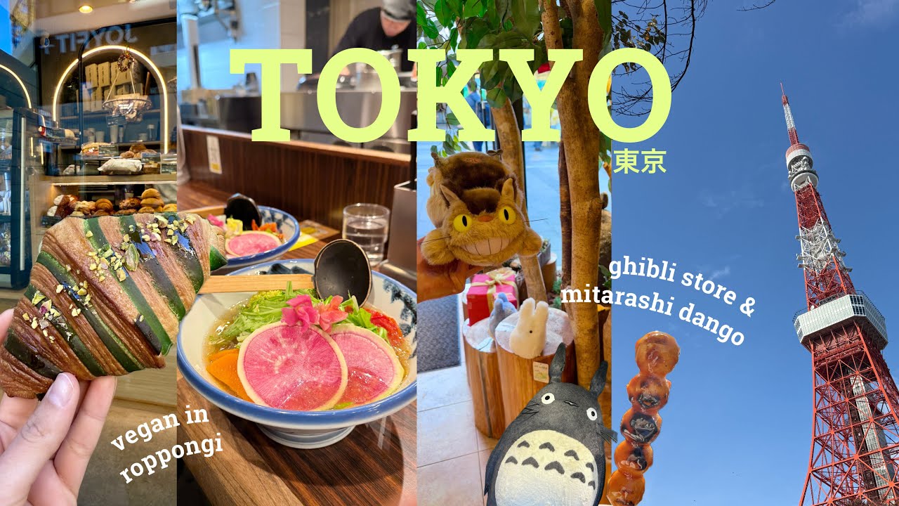 Vegan Tokyo 🌿 Roppongi to Asakusa: food & best Ghibli store 🗼 | Tokyo Vlog - Pt 8