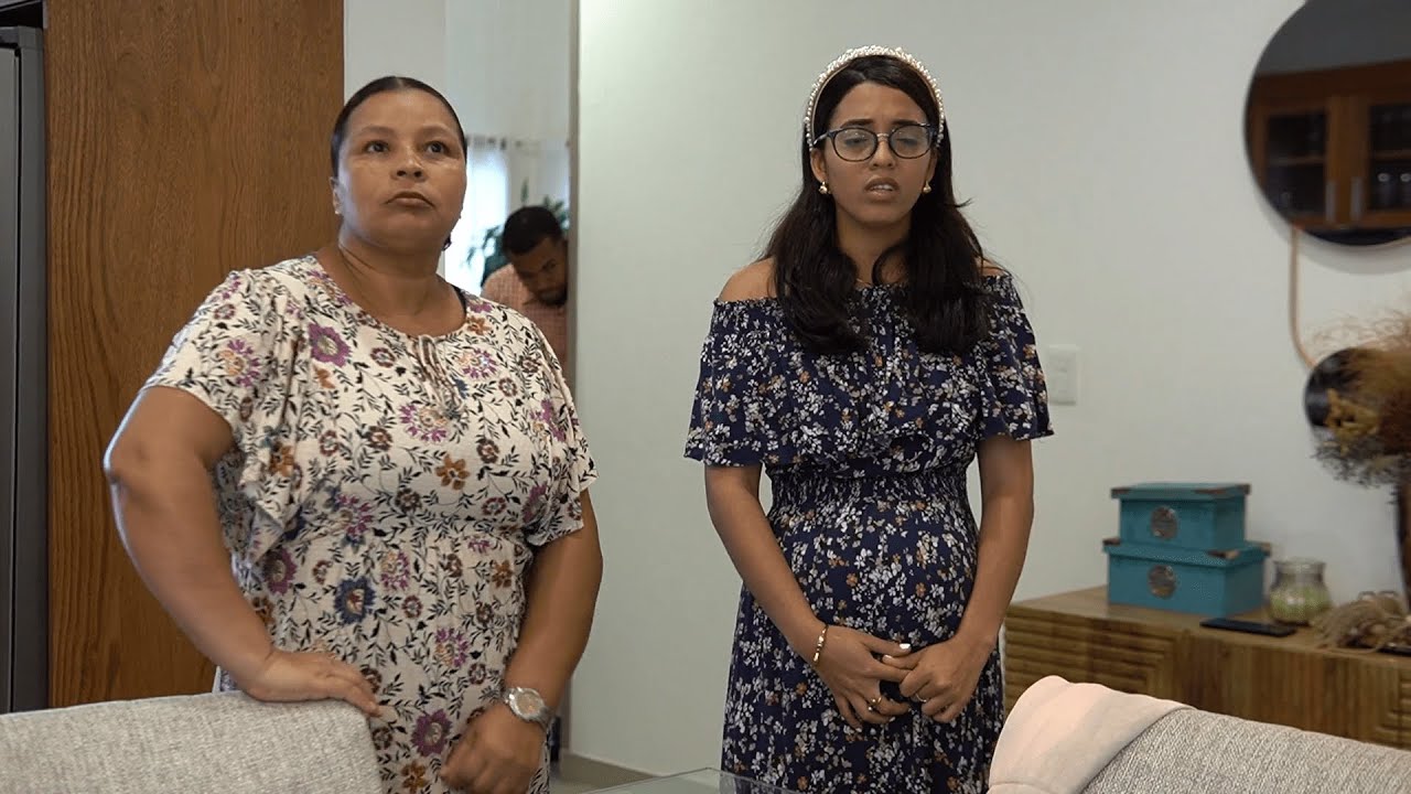 Deja a su esposa con su madre porque el se iba para Estados Unidos y pasa esto