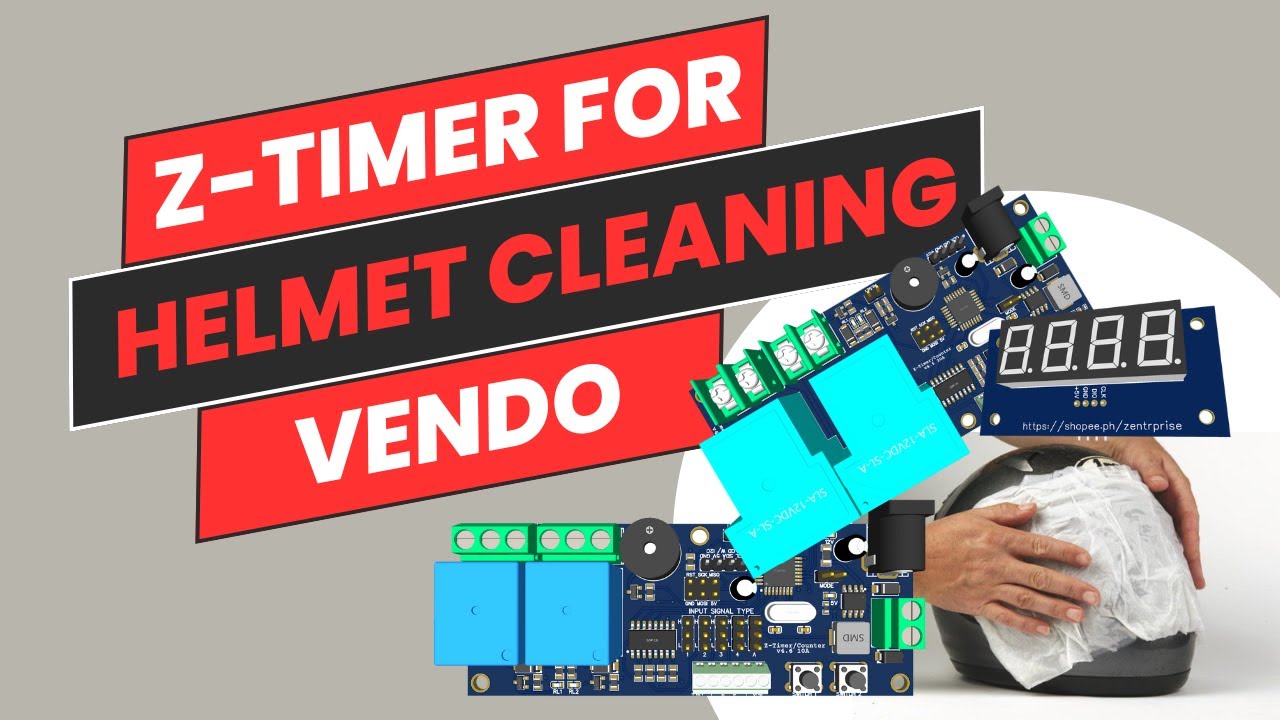 Z-Timer for Helmet Cleaning Vendo