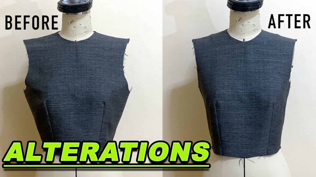 BODICE PATTERN ALTERATION | BASIC PATTERN MAKING | LA MOD&Eacute;LISTE