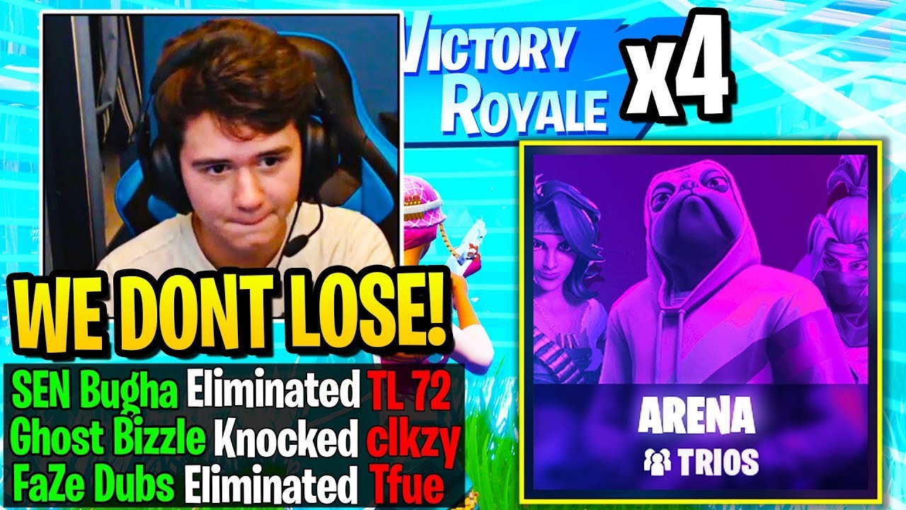 BUGHA *NEW* TRIO TEAM is UNSTOPPABLE!... (FaZe Dubs, Ghost Bizzle, SEN Bugha)