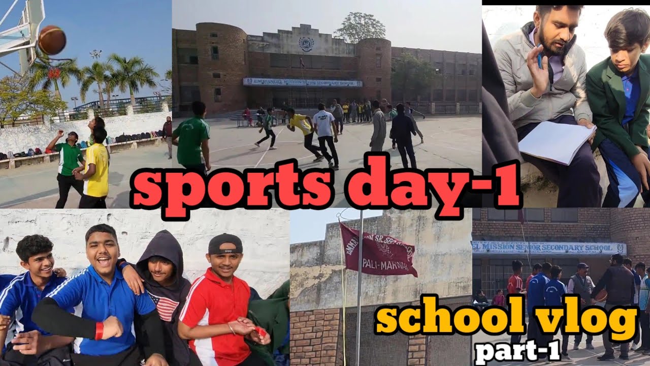 Sports day  vlog in school vlog 