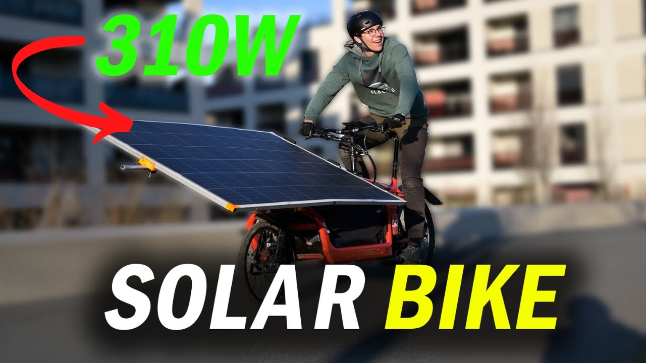 DIY Solarfahrrad FUNKTIONIERT! Bullitt Larry vs Harry