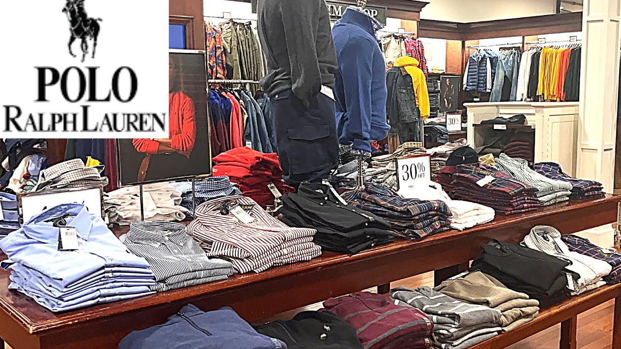 POLO RALPH LAUREN OUTLET STORE ~SALE 60% OFF SHOP WITH ME