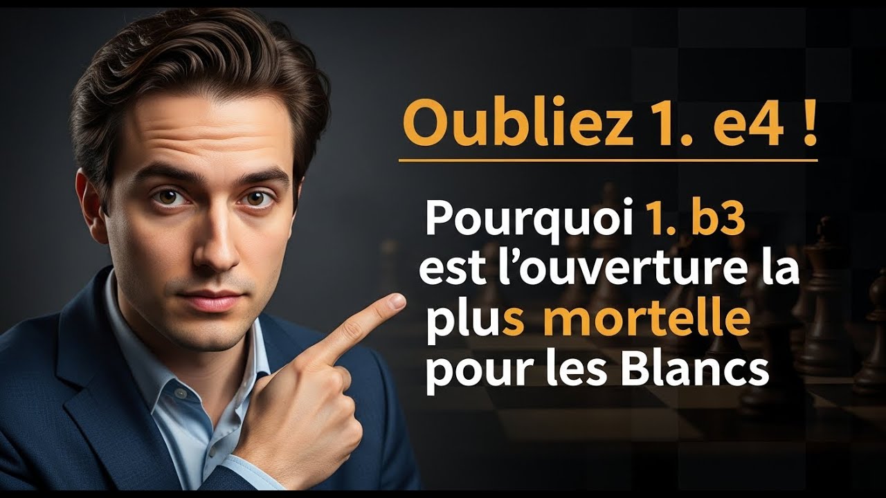 Oubliez 1. e4 ! Pourquoi 1. b3 est l'ouverture la plus mortelle pour les Blancs