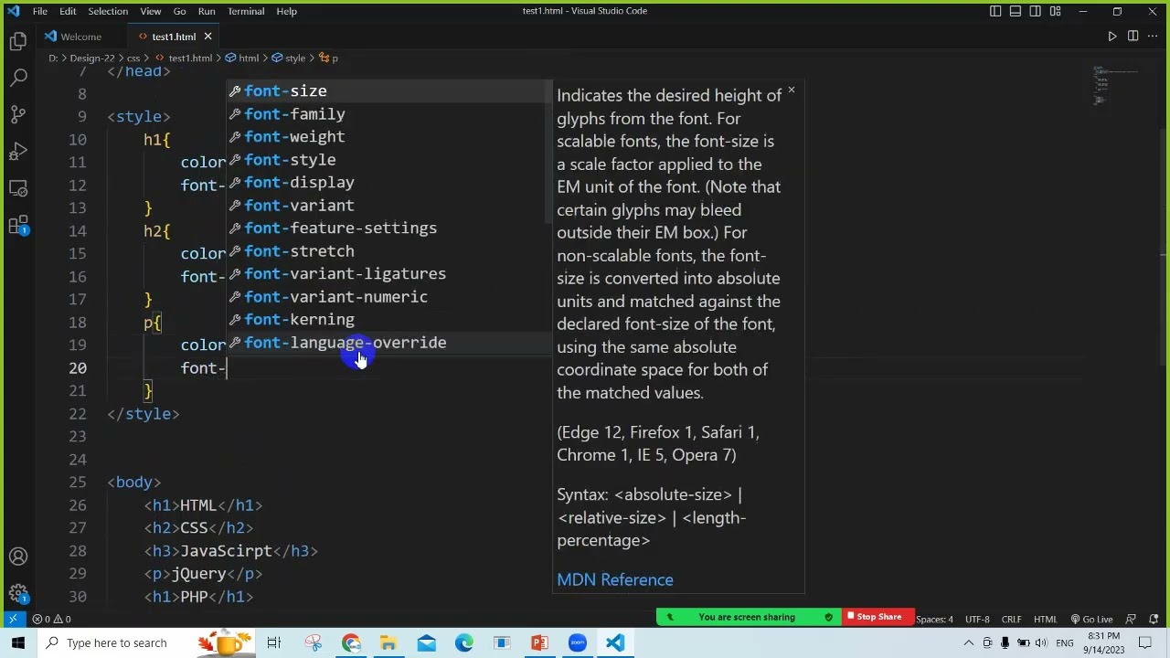 1- CSS Tutorial Part 1 Khmer Languages