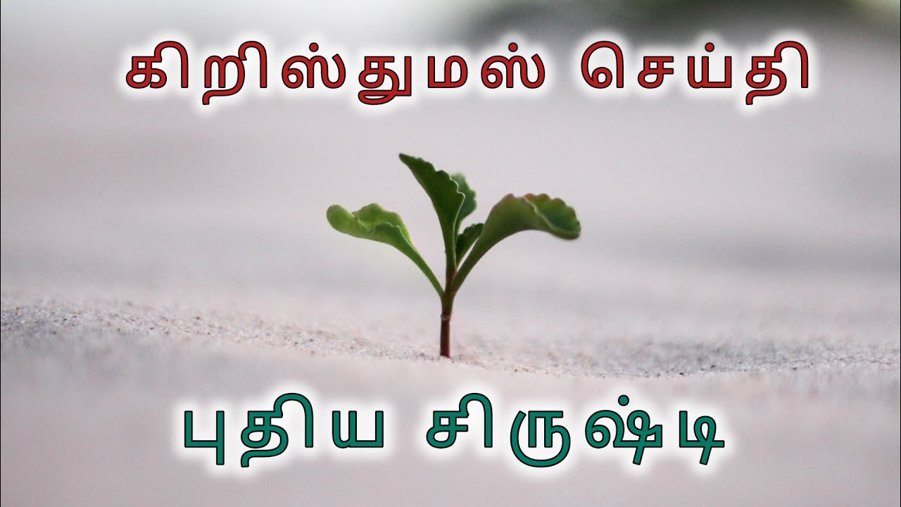 கிறிஸ்துமஸ் செய்தி : புதிய சிருஷ்டி | Pr.Luke | Tamil Christian Message 
