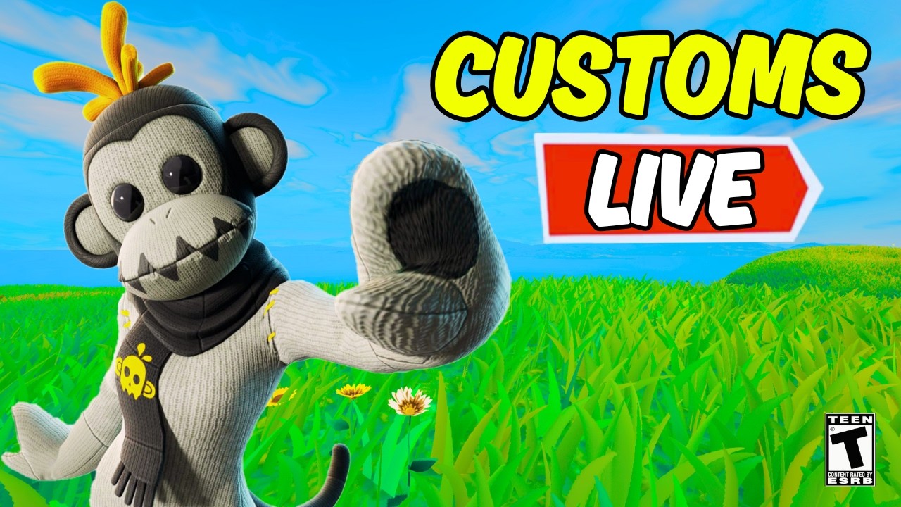 LIVE - CUSTOMS with VIEWERS! (FORTNITE)