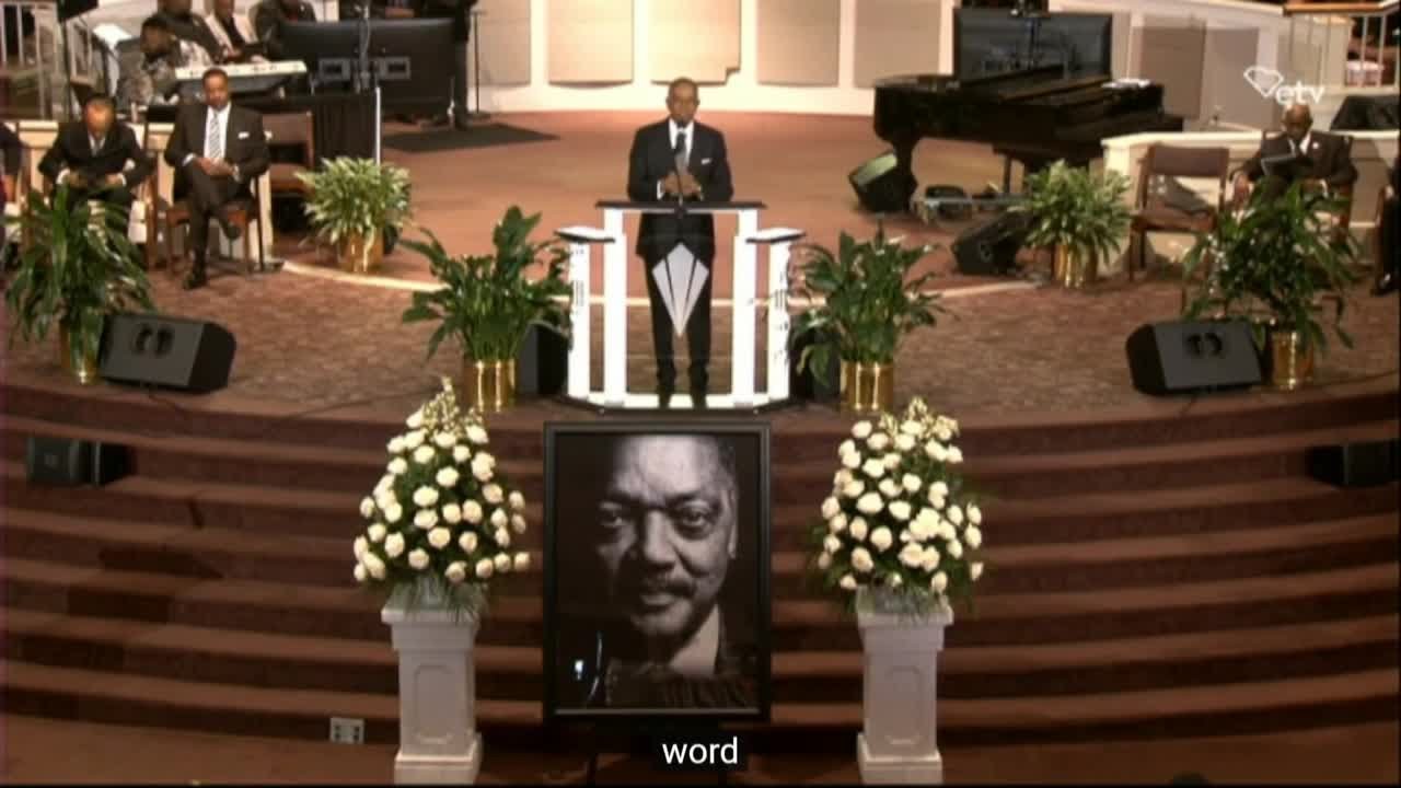 Rev. Jesse Jackson's memorial service in South Carolina