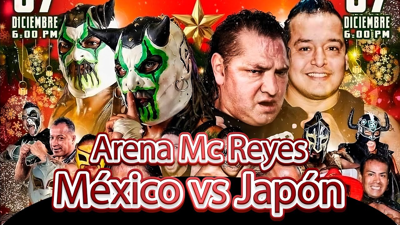 COACHELAS presenta a los HERMANOS TRAUMA vs Rocky Marvin y Super Crazy en Arena MC REYES, Navideath