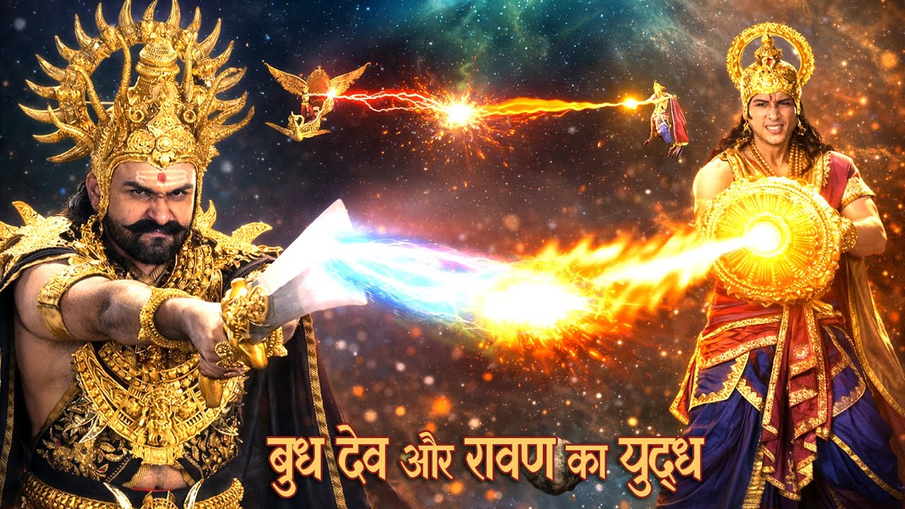 बुध देव और रावण का युद्ध | क्यों भिड़े देवता और लंकापति? | Mahabali Hanuman Ep - 128