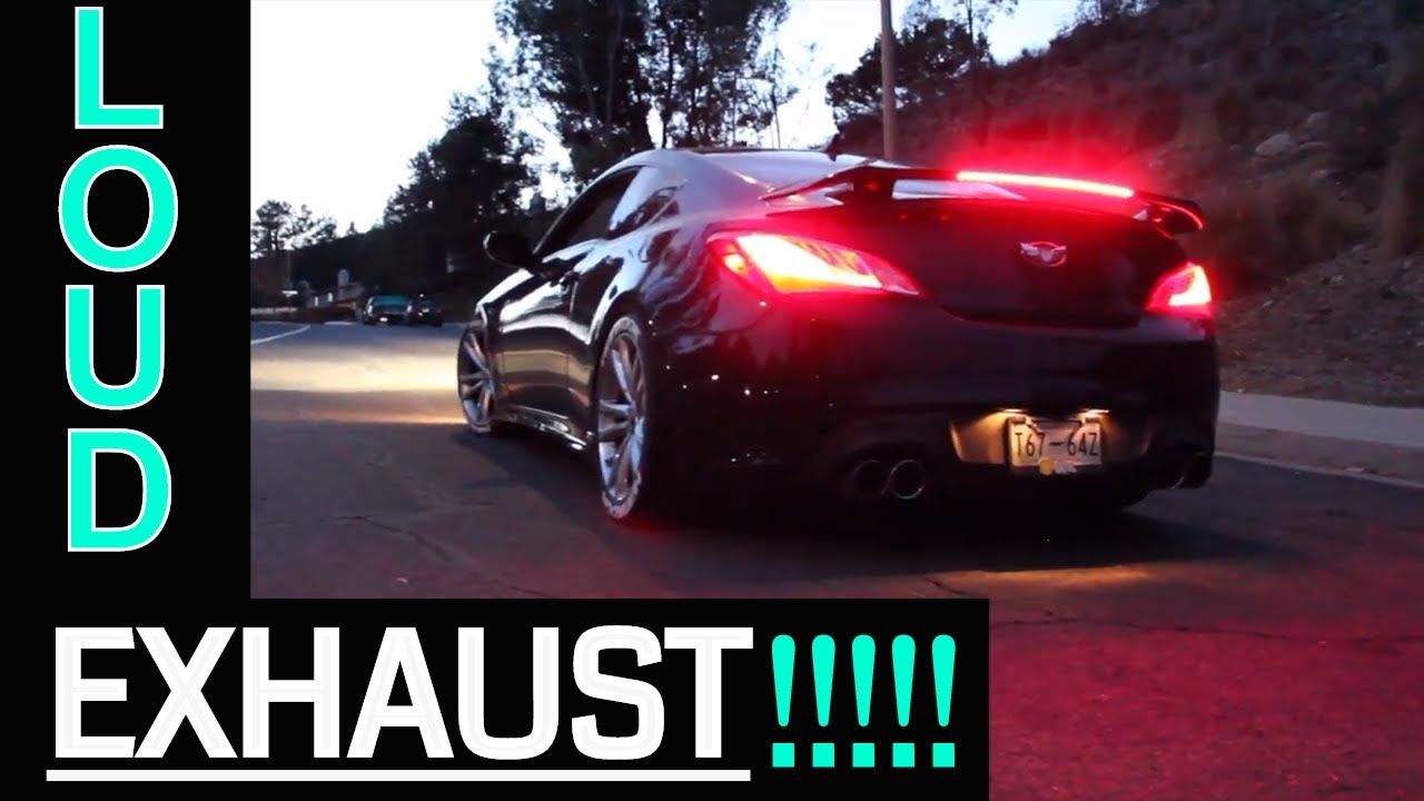 Crazy LOUD Exhaust setup Genesis coupe 3.8/2018