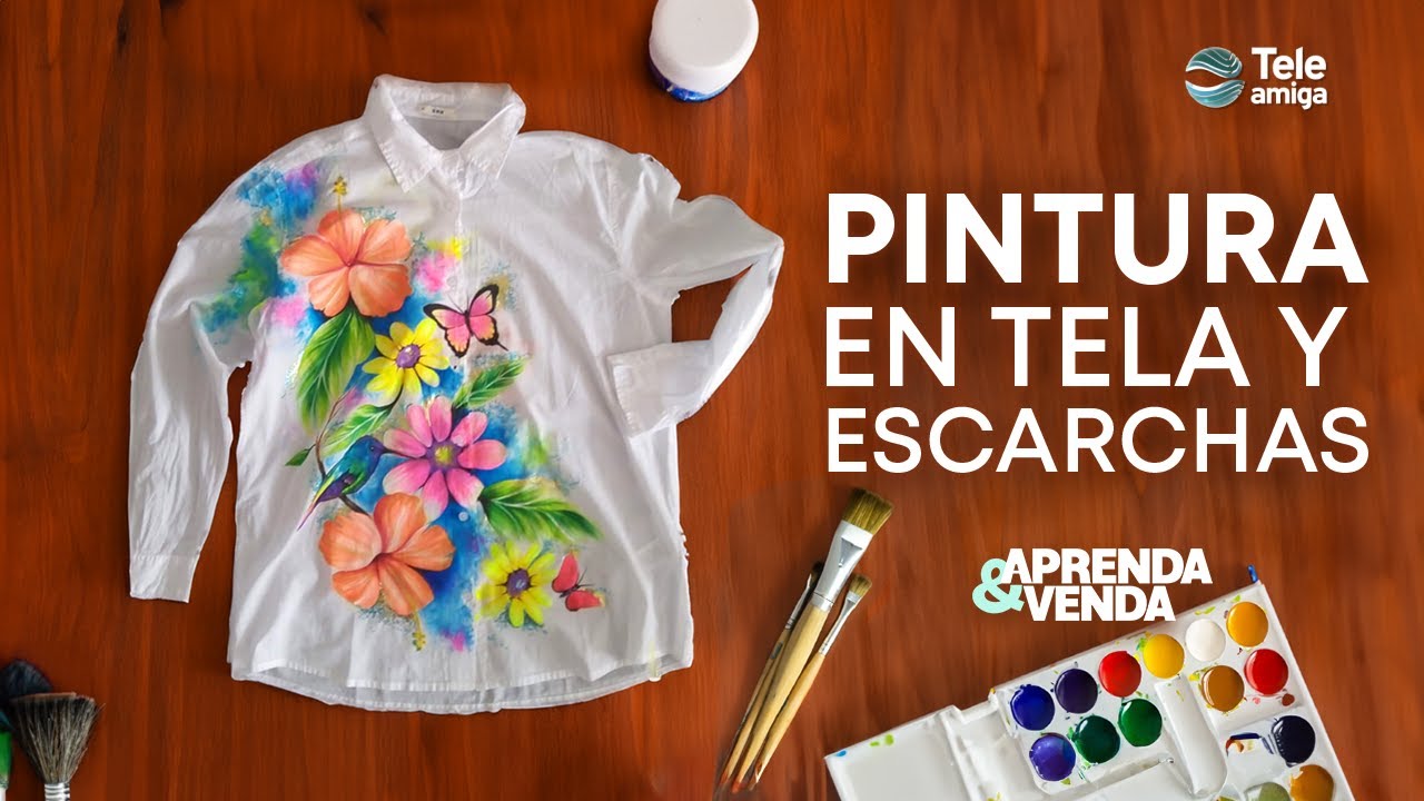 PINTURA EN TELA Y ESCARCHA en Aprenda y Venda - Teleamiga