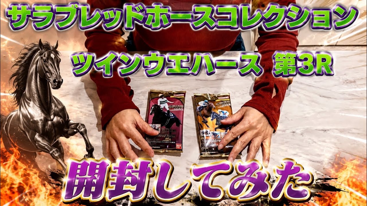 サラブレッドホースコレクション ツインウエハース 第3R 開封してみた