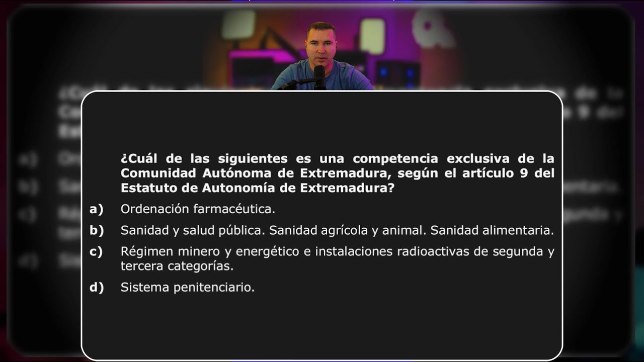 Competencias de Extremadura: Artículos 9, 10 y 11 del Estatuto de Autonomía (Ley Orgánica 1/2011)