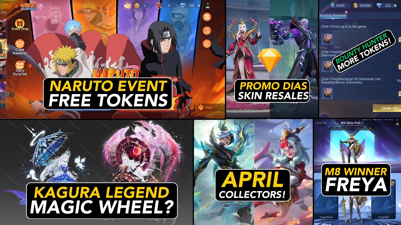 BOUNTY HUNTERS UPDATE| EXTRA TOKENS ⁉️MLBB X NARUTO| KAGURA LEGEND UPDATES| WHERE CAN YOU USE PROMO💎
