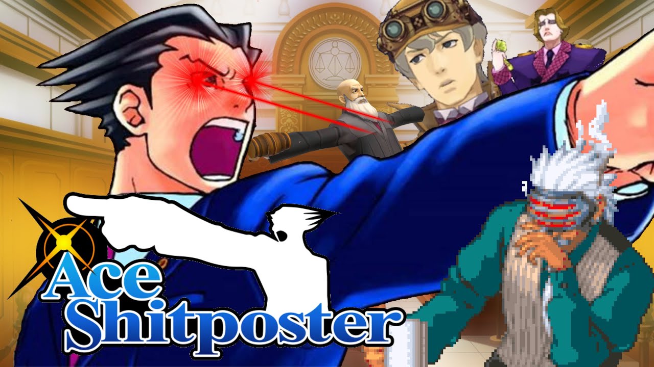 An Ace Attorney Shitpost Video