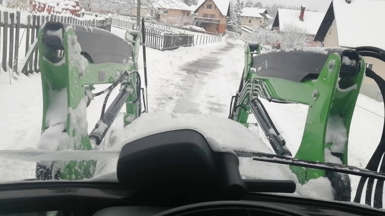 Zima 2021,Deutz fahr5080d, Stoll solid 35-18