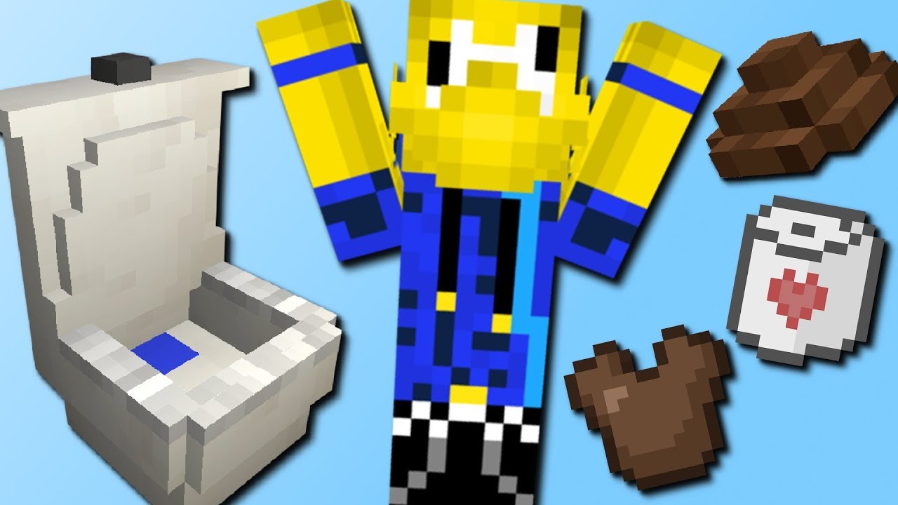 Neue Poop Mod! (Poop zu Schokolade, Toilette, Rüstung)