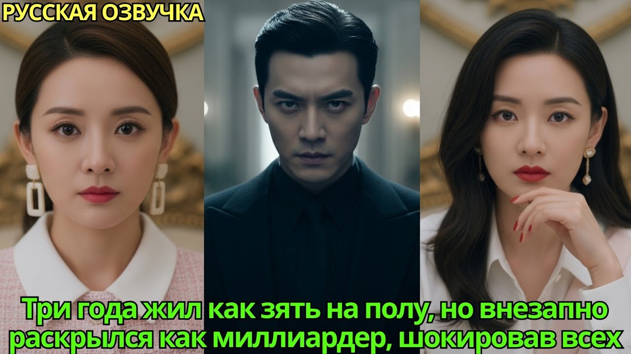 Три года жил как зять на полу,но внезапно раскрылся как миллиардер шокировав всех#дорама #drama#2025