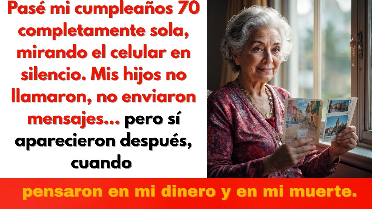 Mis hijos olvidaron mi cumpleaños. Me fui de viaje y gasté la herencia que ellos esperaban.