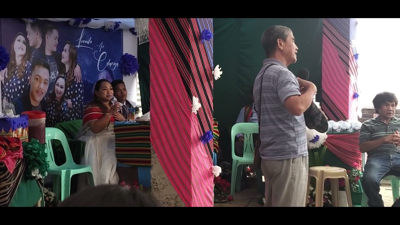 Councilor Bomogao message | Leonilo and Clariza Wedding | ThunderMoon Igorotopia