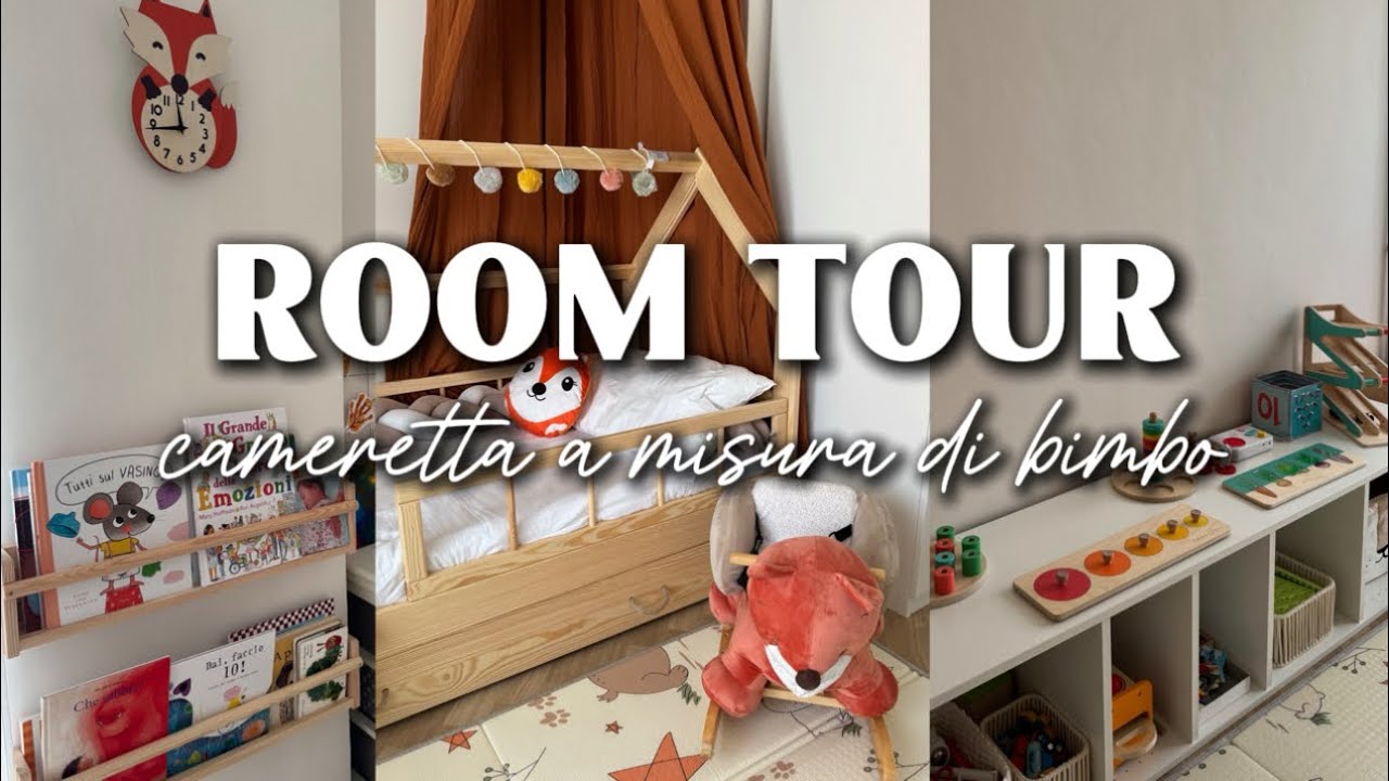 ROOM TOUR CAMERETTA MONTESSORI 🦊