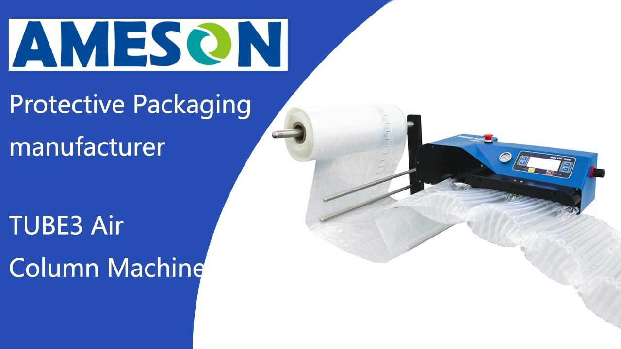 MINI AIR TUBE3 air column machine provides the best space-saving inflatable packaging system