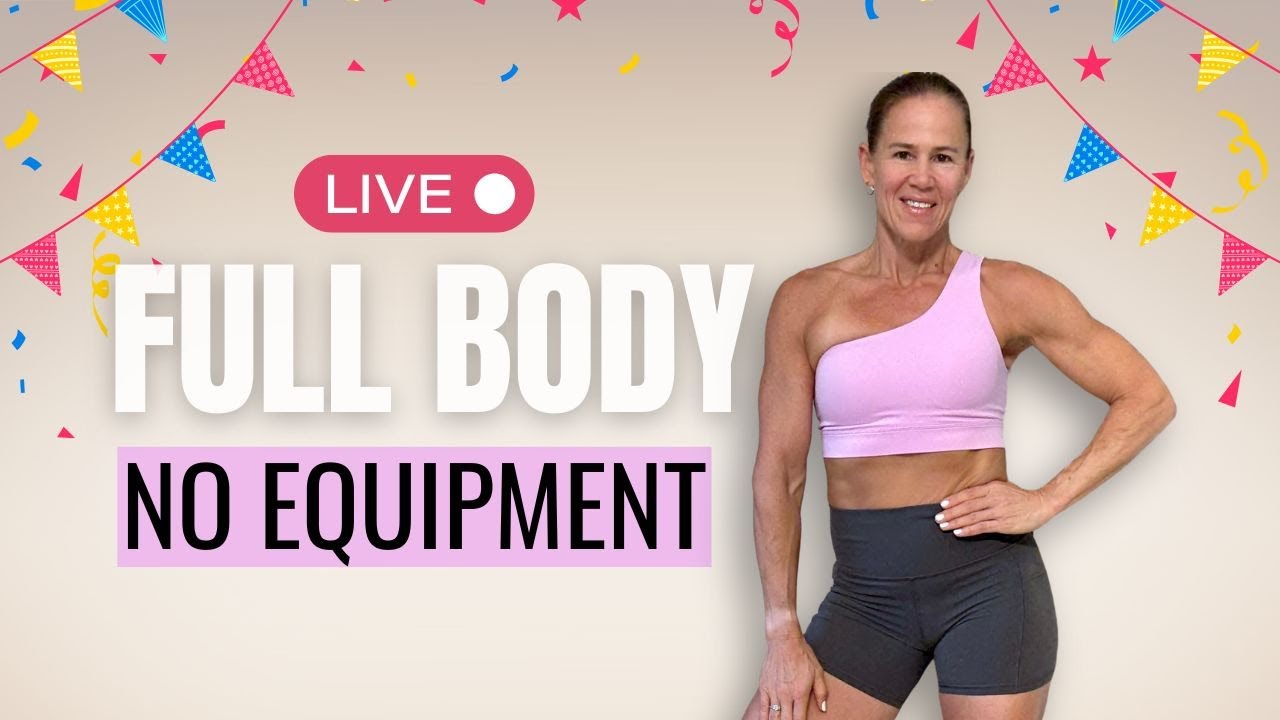 30 MIN Full Body No Equipment Birthday Workout No Repeat