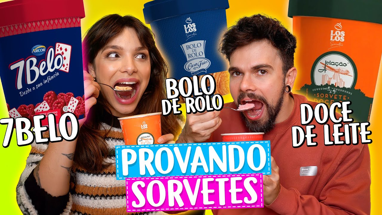 PROVANDO SORVETES DE POTE DIFERENTÕES - 7Belo, Bolo de pote, Aviação