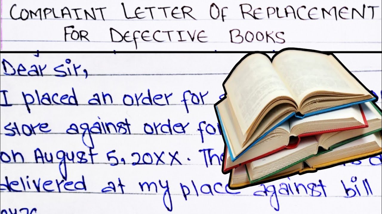 Replacement for defective books| application| Khushkhat By Ramsha