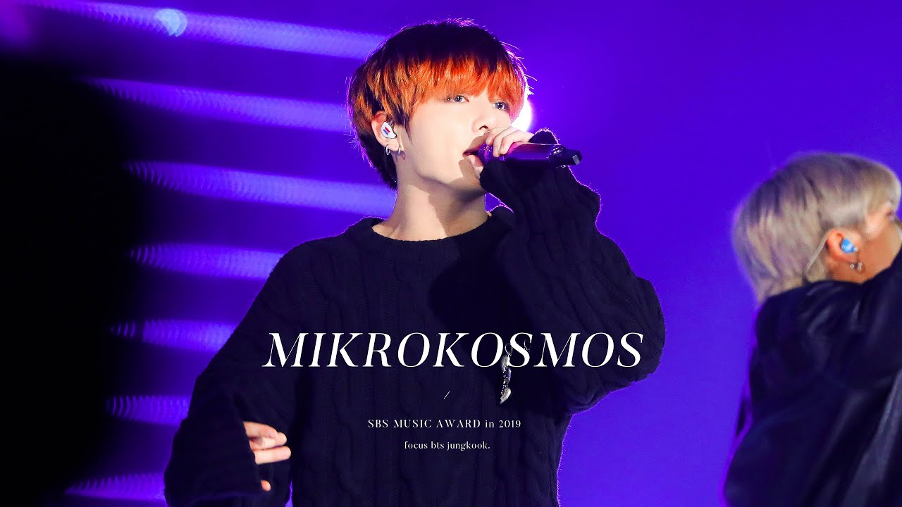191225 SBS 가요대전 JUNGKOOK - Mikrokosmos 소우주/ 방탄소년단 정국 직캠 JUNGKOOK focus fancam [4K] @SBS MUSIC AWARDS