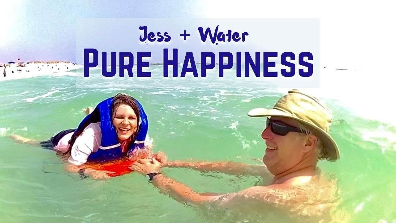 Pure Happiness - Autistic Blind Swimming in the Ocean