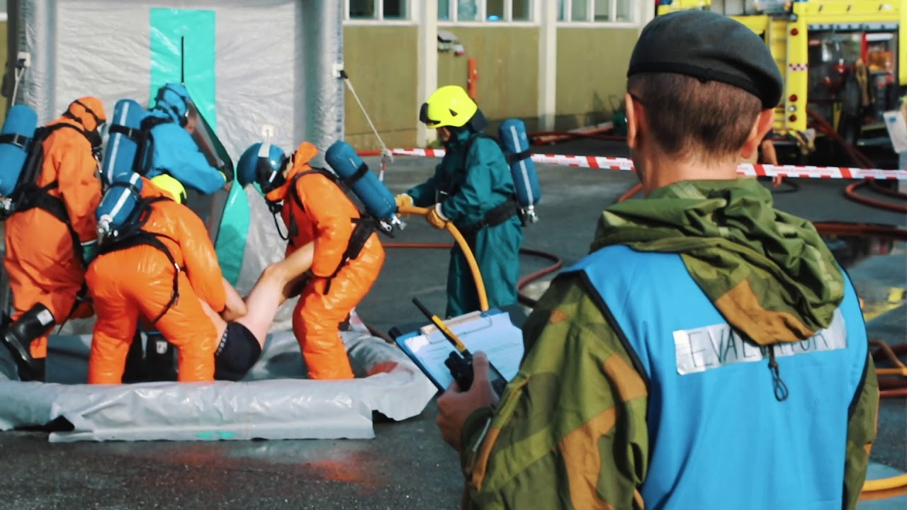 CBRN øvelse i Rogaland