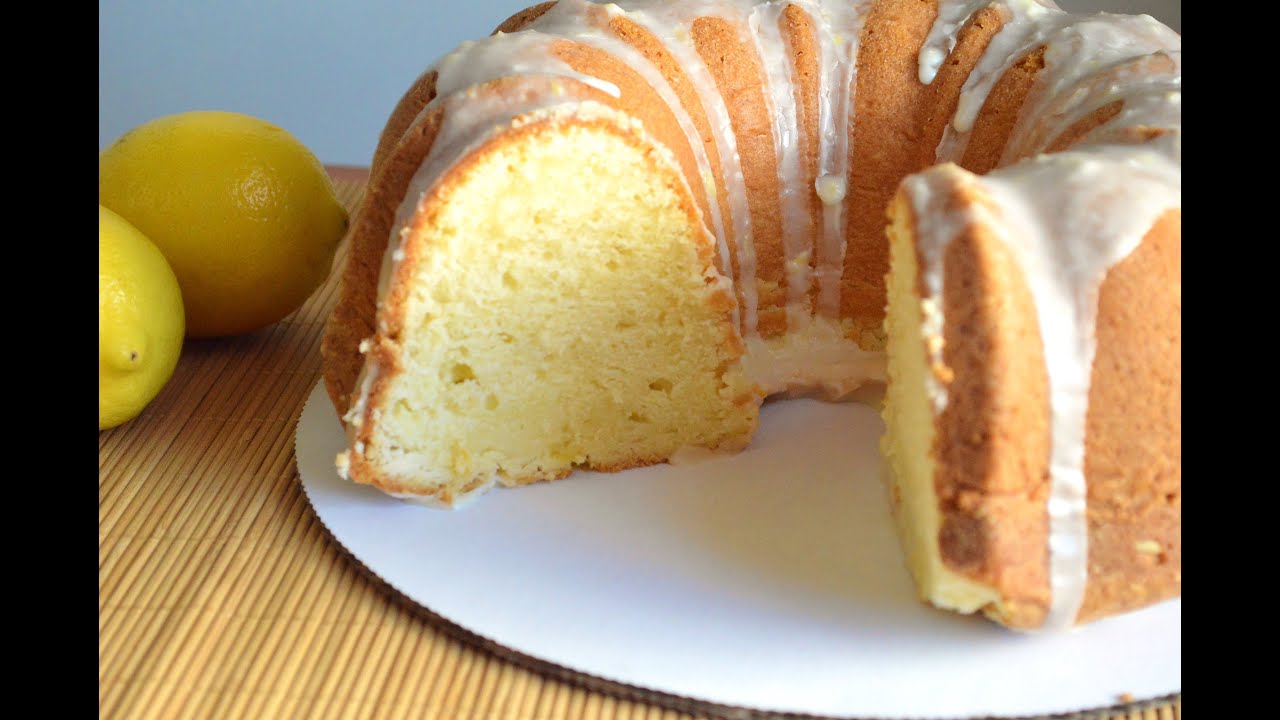 LEMON CREAM CHEESE POUND CAKE RECIPE  | Cooking With Carolyn