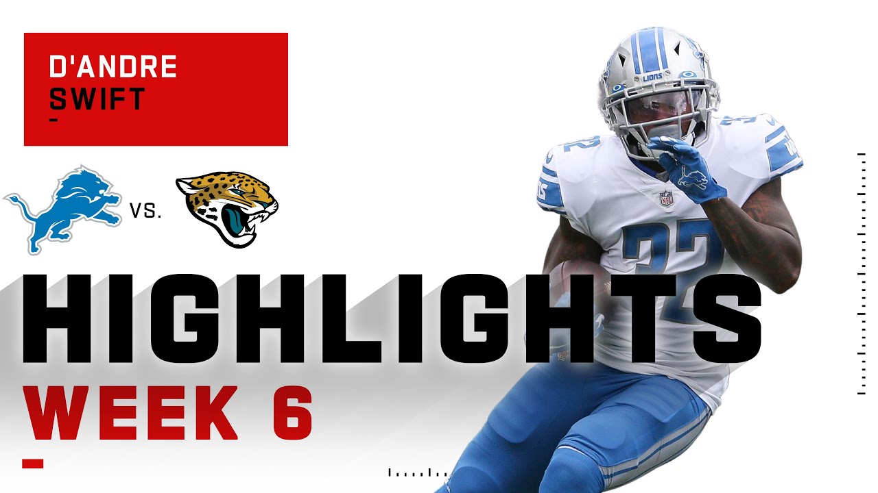 D'Andre Swift Goes OFF w/ 116 Yds & 2 TDs | NFL 2020 Highlights