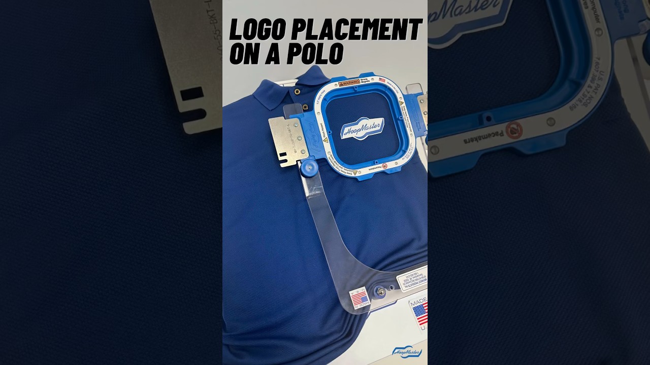 Left Chest Logo Placement on a Polo for Embroidery