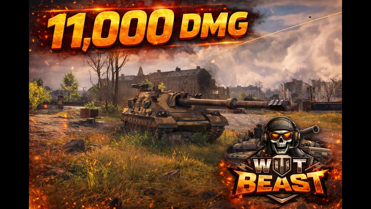 11 000 DMG s PTZ-78 😱 Brutální hra | World of Tanks