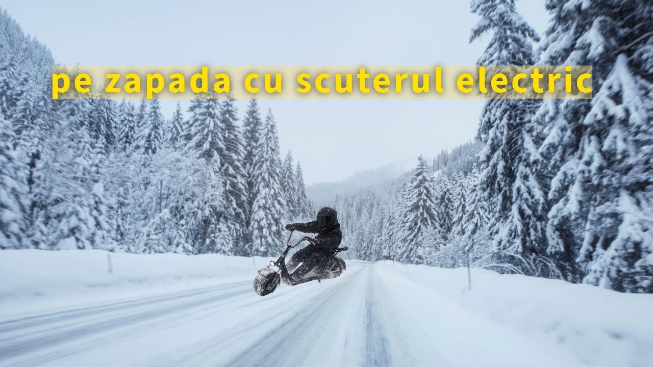 pe zăpadă și drifturi cu scuterul și am căzut ❤️😭😭🚔și cu poliția?
