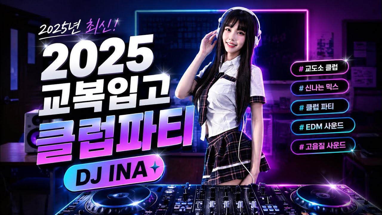 🔥2025 클럽음악🔥 나랑 같이 터미널 출래? 💃🏼l 교복입고 클럽파티 🪩 4K DJ Set
