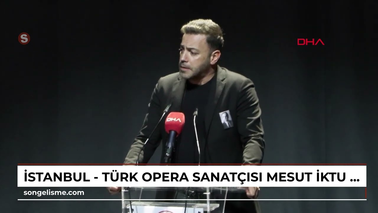 İstanbul - Türk opera sanatçısı Mesut İktu için AKM'de tören