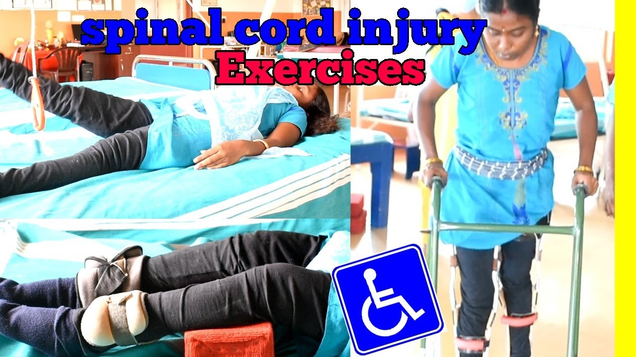 Spinal cord injury  paraplegic exercises and walking skills