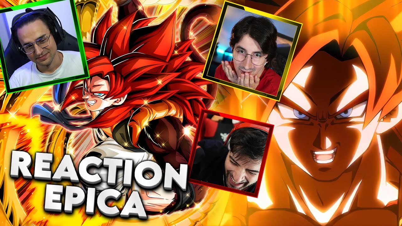 La REAZIONE del TRIO PIÙ BELLA del CANALE! GLI HO MOSTRATO GOGETA SSJ4 LR E... 😍 | DBZ DOKKAN BATTLE