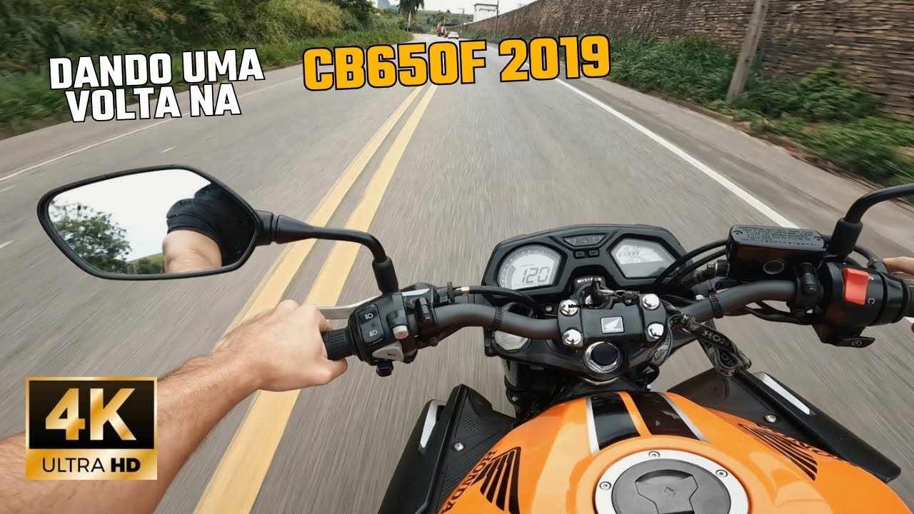 TEST RIDE-primeira volta na CB650f 2019